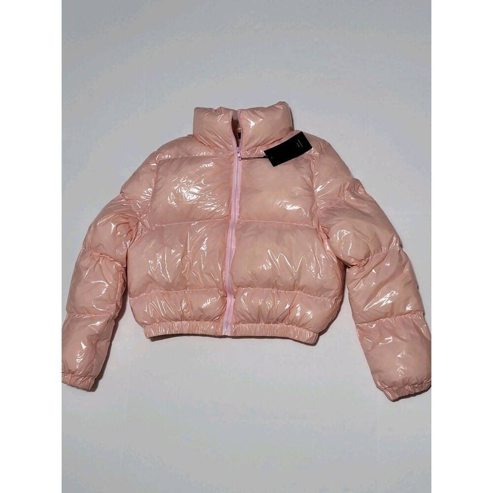 (#C) Shein SXY Bubble Gum Pink Puffer Jacket Lightweight Size Youth Medium (6)
